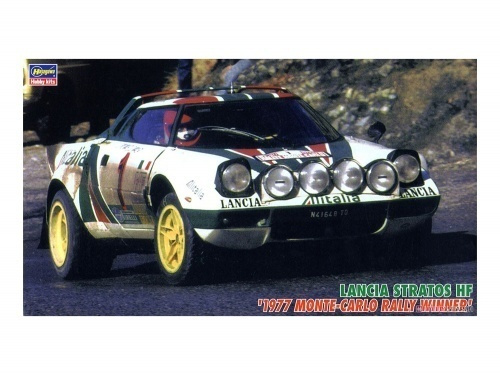 Hasegawa Автомобиль Lancia Stratos HF 1977 Monte-Carlo Rally Winner, 1/24 Модель для сборки  #1