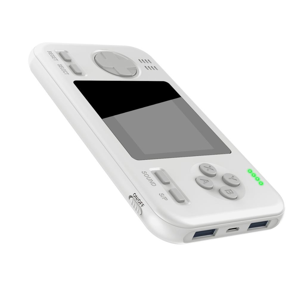 игровой приставка 2 и 1 Powerbank 8000mAh с Gameboy 416 игра супер ...