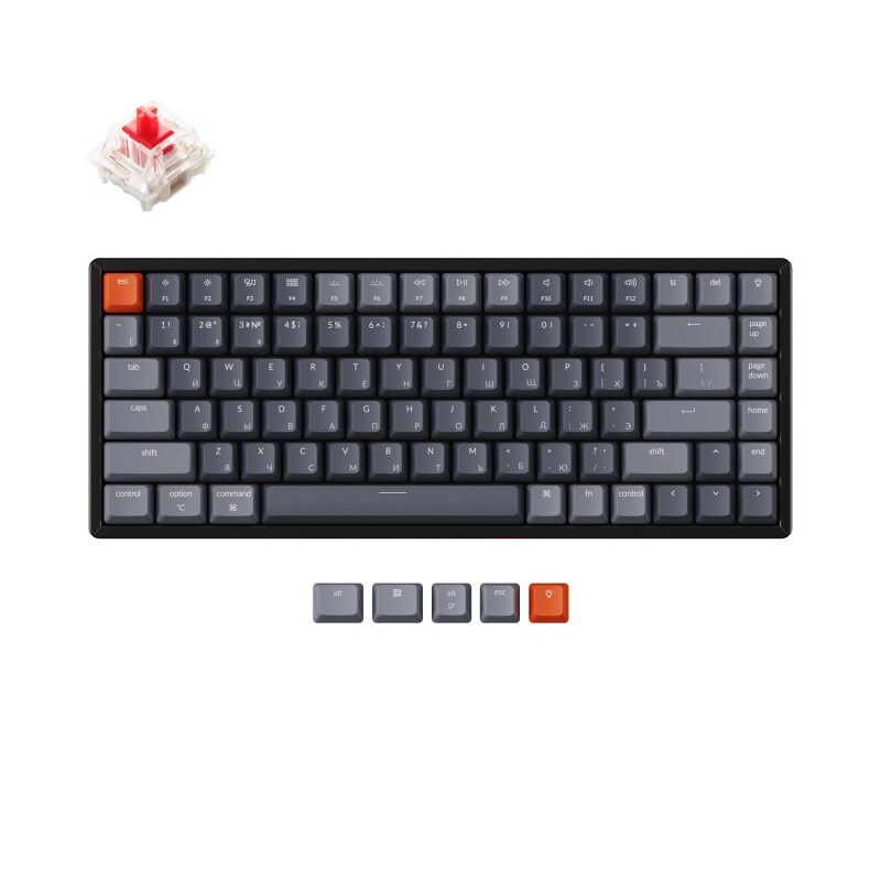 Игровая клавиатура Keychron K2 RGB Hotswap Gateron Red (K2-C1H) #1