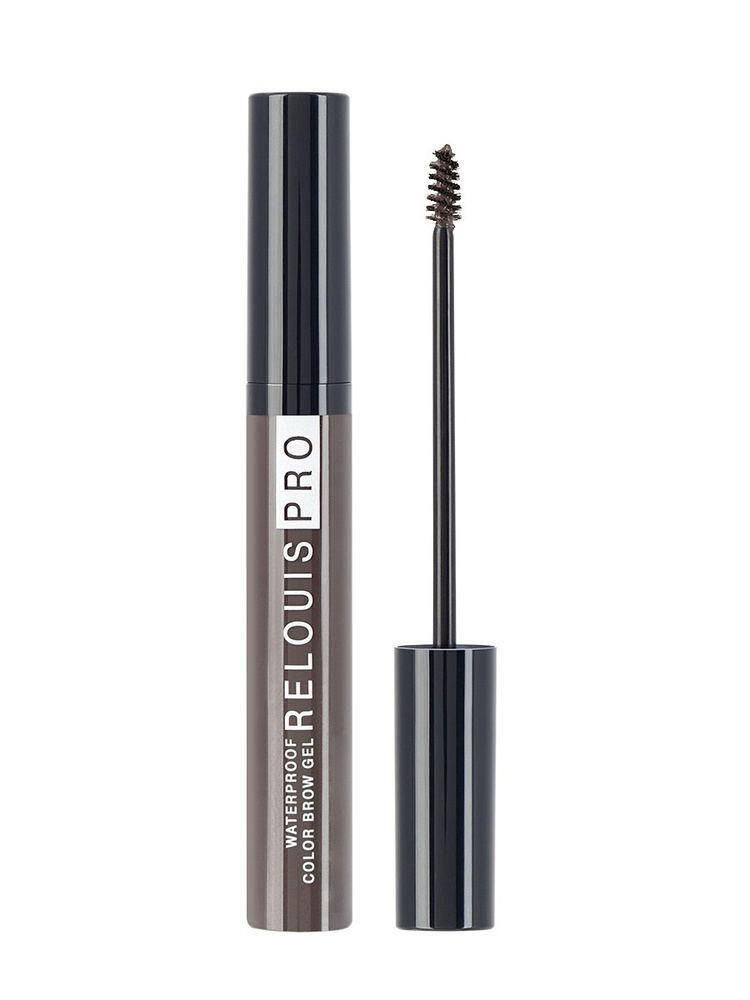 RELOUIS Гель для бровей водостойкий оттеночный RELOUIS PRO Waterproof Color Brow Gel тон 04 Dark brown #1