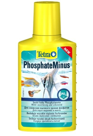 Tetra PhosphateMinus 100мл на 400л воды снижает высокие значения содержания фосфатов (PO4) надежным и #1