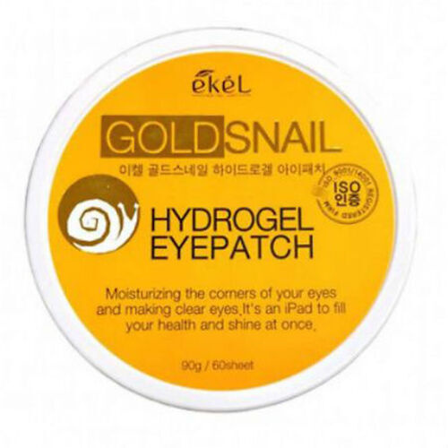 Ekel Патчи для глаз с экстрактом улиточного муцина и золотом - Eye patch gold snail, 60шт  #1