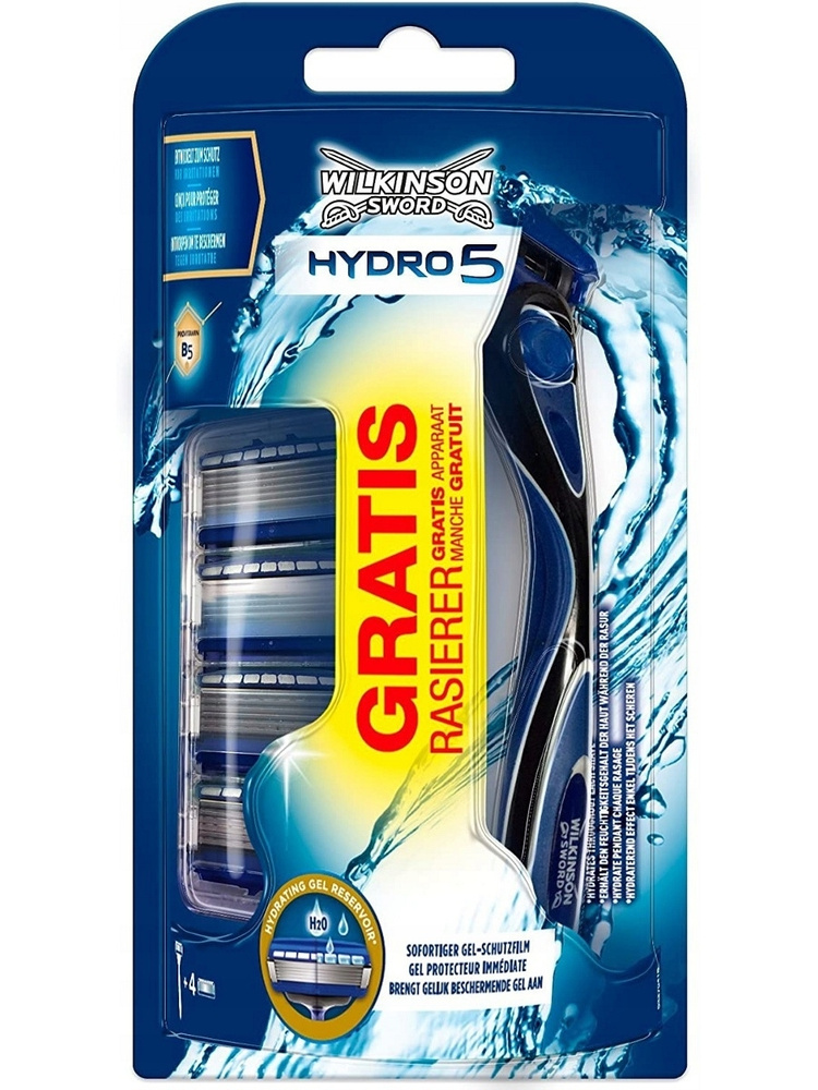 Wilkinson Sword / Schick Hydro5 FLIP / Подарочный бритвенный набор, станок c 5-ю сменными кассетами  #1