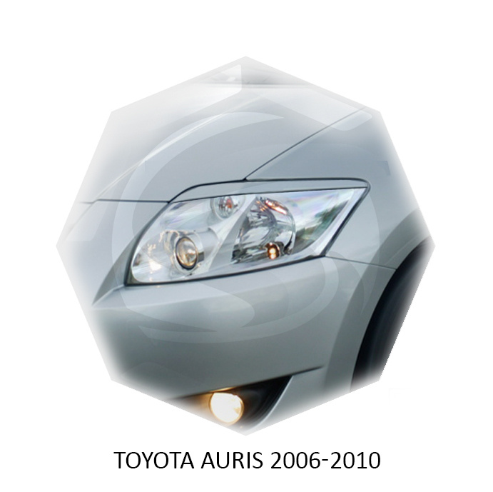 Toyota Auris 2006-2010 Реснички на фары #1