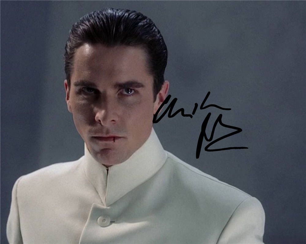 Автограф Кристиан Бейл Эквилибриум - Автограф Christian Bale Equilibrium - Фото с автографом, Подписанная #1