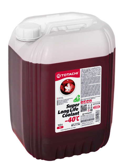 Жидкость охлаждающая низкозамерзающая TOTACHI SUPER LONG LIFE COOLANT Red -40C 10л  #1