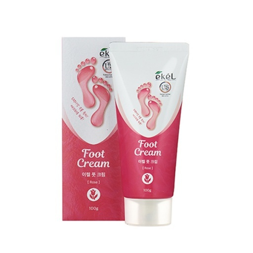 EKEL Успокаивающий крем для ног с экстрактом розы Foot Cream Rose, 100мл  #1