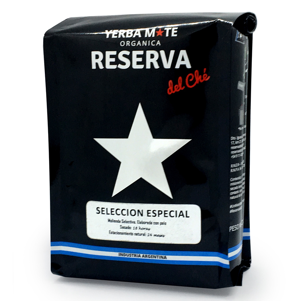 Мате "Reserva del Che" - SELECCION ESPECIAL" (Селекционный), со стебельками, 250 гр.  #1