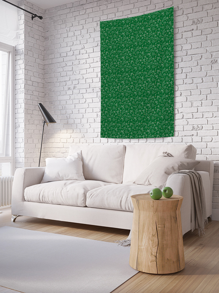 Вертикальное фотопанно на стену JoyArty "Зеленое веселье", из ткани, 150х200 см  #1