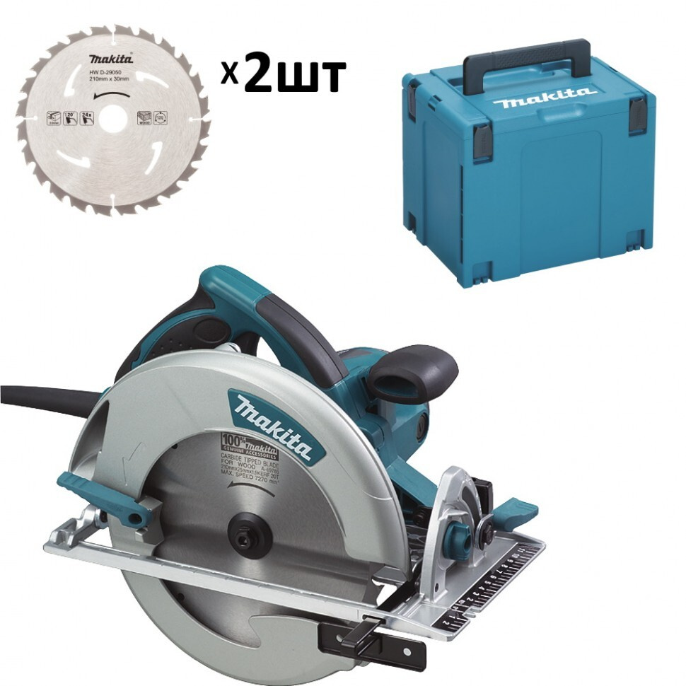 Пила дисковая MAKITA 5008MGJX2 c диском в кейсе  #1