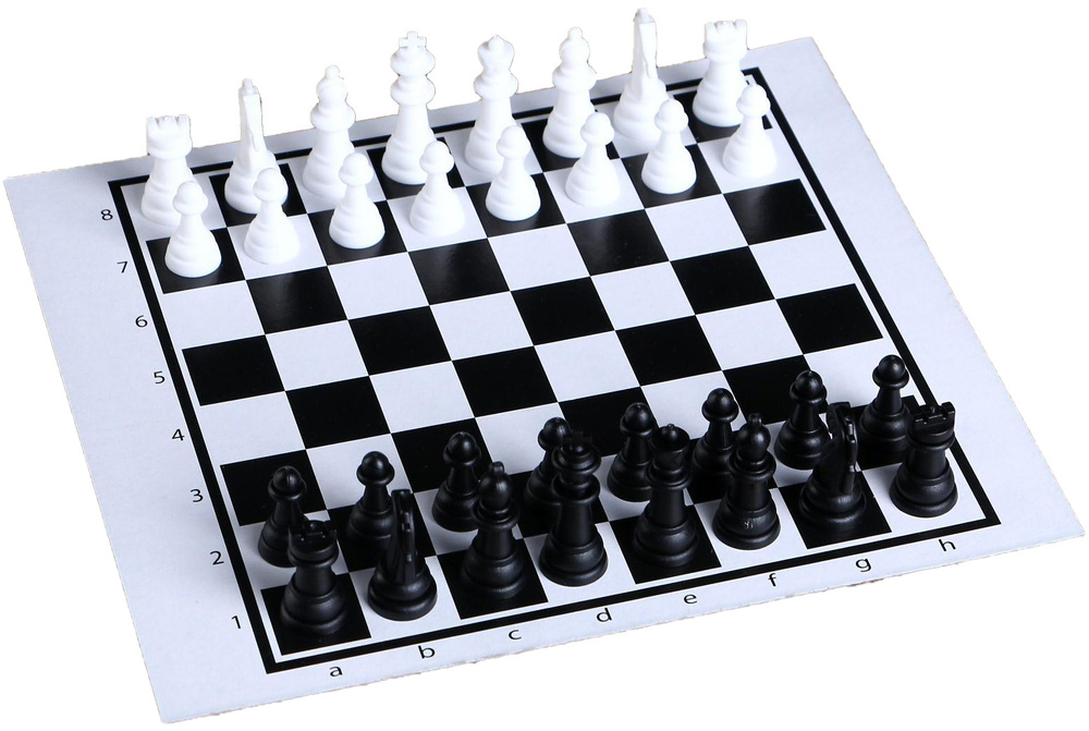 Настольная игра 3 в 1 "Надо думать - шашки, шахматы, нарды", набор с двусторонним полем и кубиками, 30 #1