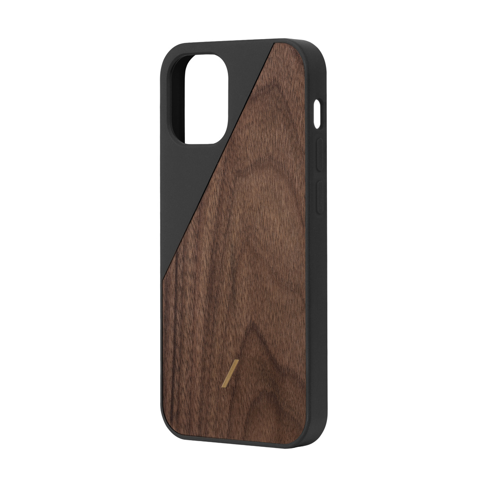 Чехол Native Union для iPhone 12 Mini, Clic Wood, черный - купить с  доставкой по выгодным ценам в интернет-магазине OZON (215928293)