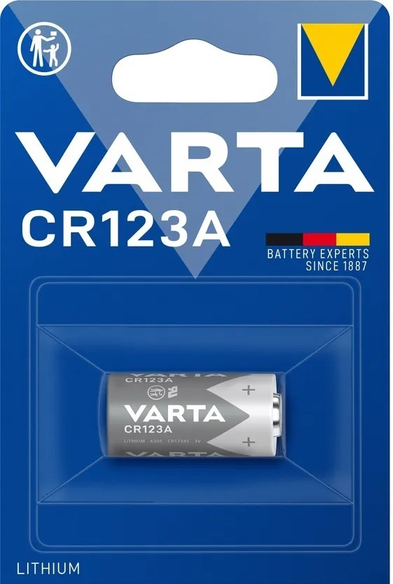 Varta Батарейка 16340 (Tenergy 30200, R123, CR123), Литиевый тип, 3 В, 1 шт. Уцененный товар  #1