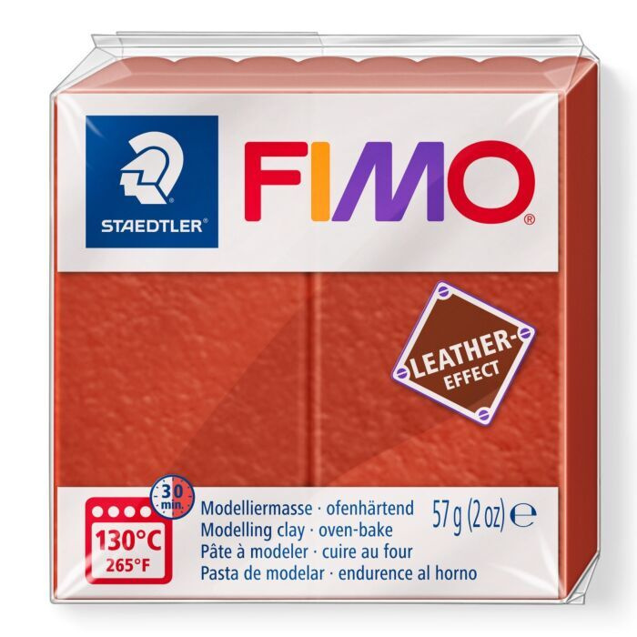 Масса для лепки Fimo leather-effect Rust, 57 гр #1