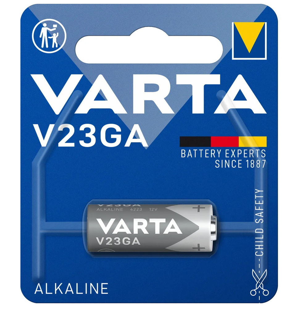 Батарейка VARTA LR23 / V23GA / A23 / MN21 Alkaline 12V 1шт #1