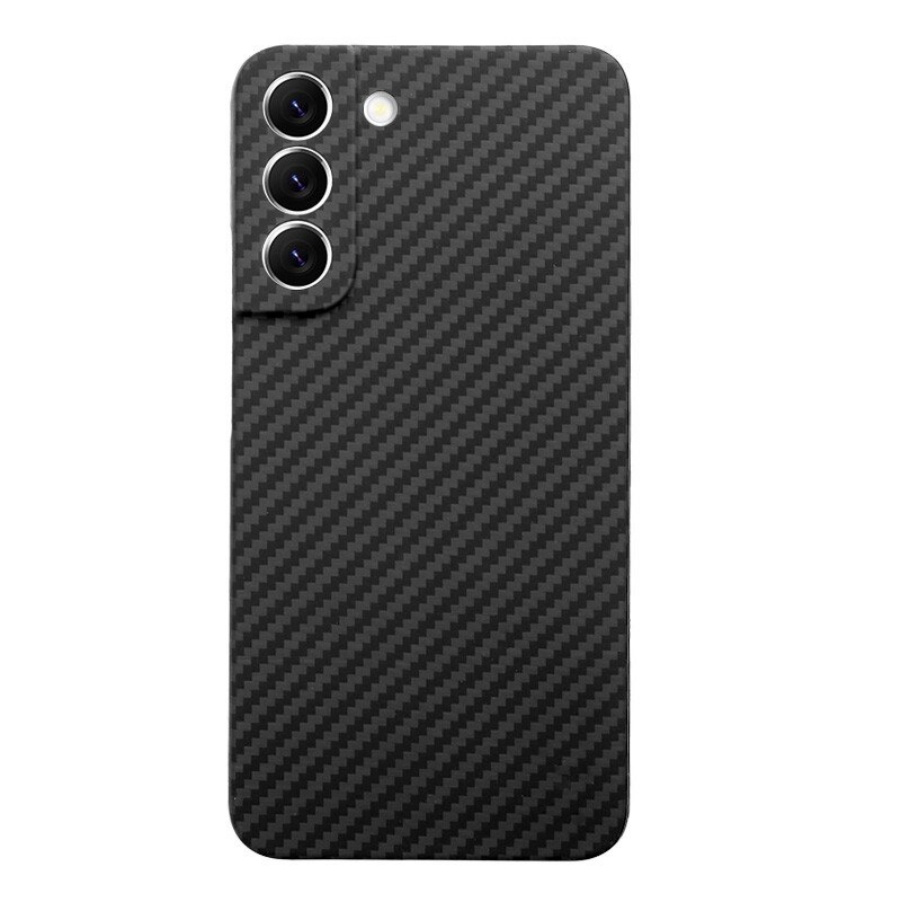 Кевларовый чехол без магнита DiXiS Carbon Case для Samsung Galaxy S22 (BS22-CM) чёрный матовый  #1