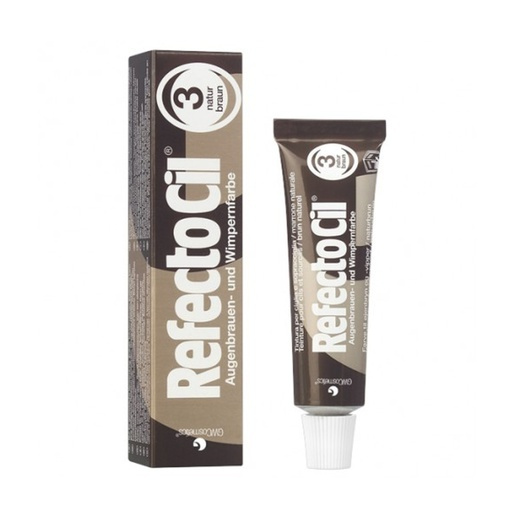 RefectoCil Профессиональная краска для бровей и ресниц #3 коричневый, 15 мл (Рефектоцил)  #1