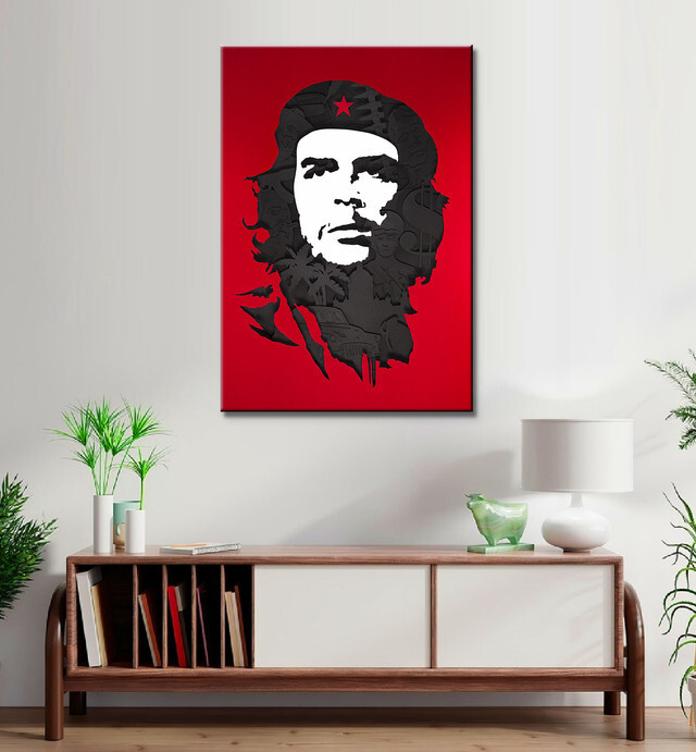 Интерьерная картина на холсте - команданте Куба, Эрнесто Че Гевара, Che Guevara 2 30х40  #1