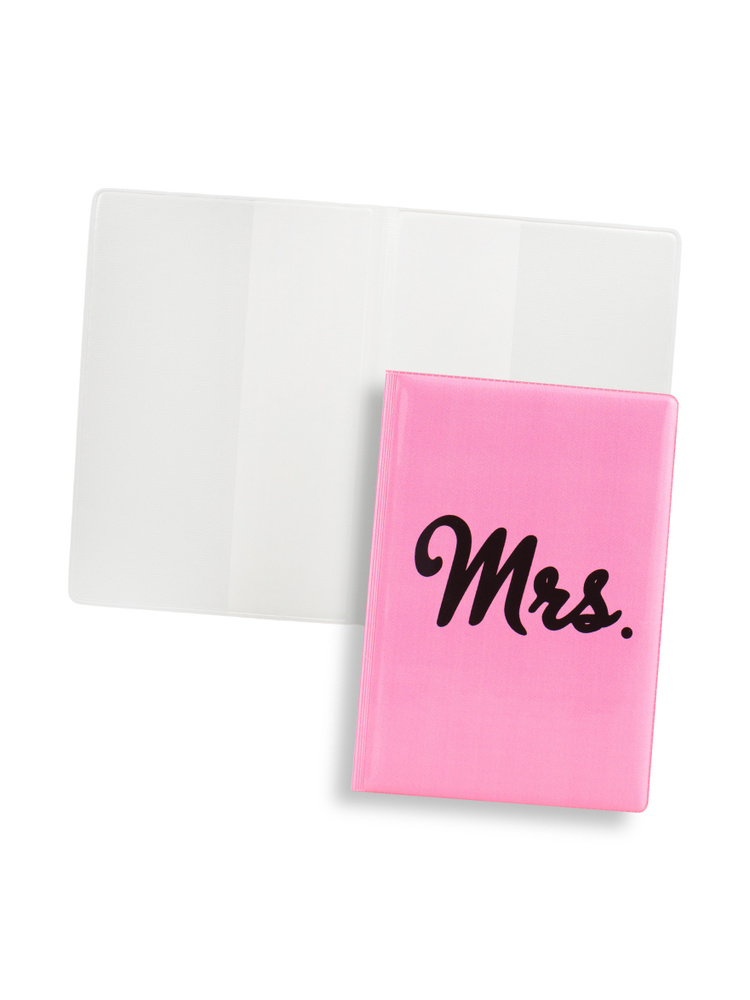 Обложка чехол на паспорт "MRS миссис" #1