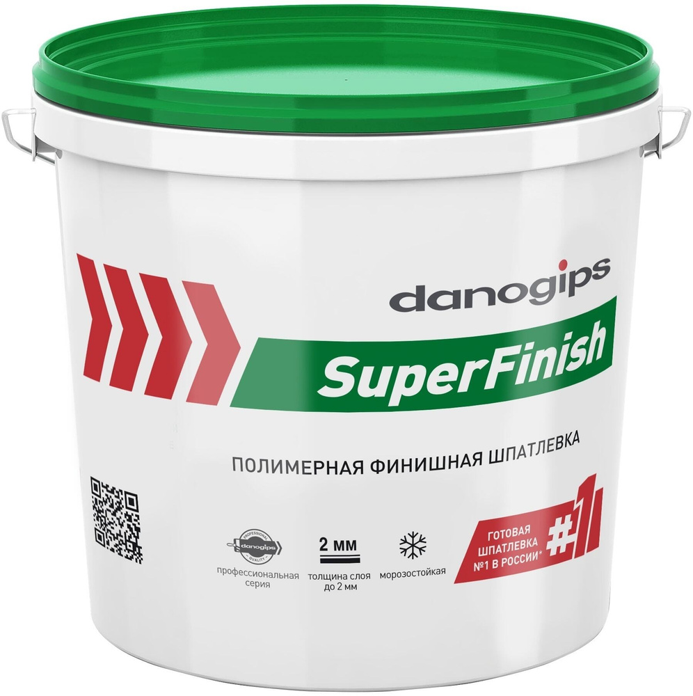 Шпаклёвка готовая финишная Danogips SuperFinish 5 кг #1