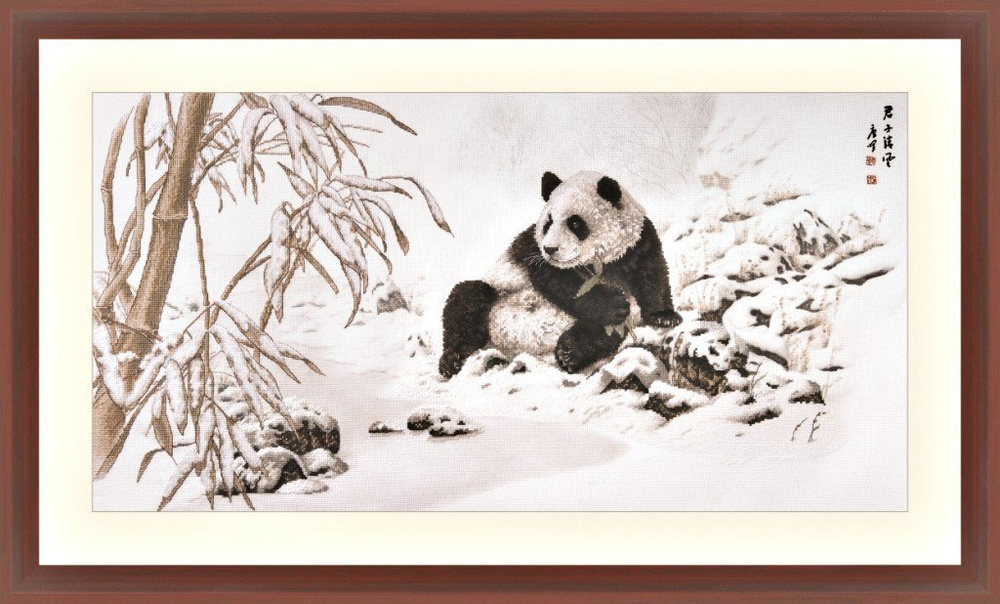 Набор для вышивания Xiu Crafts (Тайвань) Панда и бамбук 2032103 #1