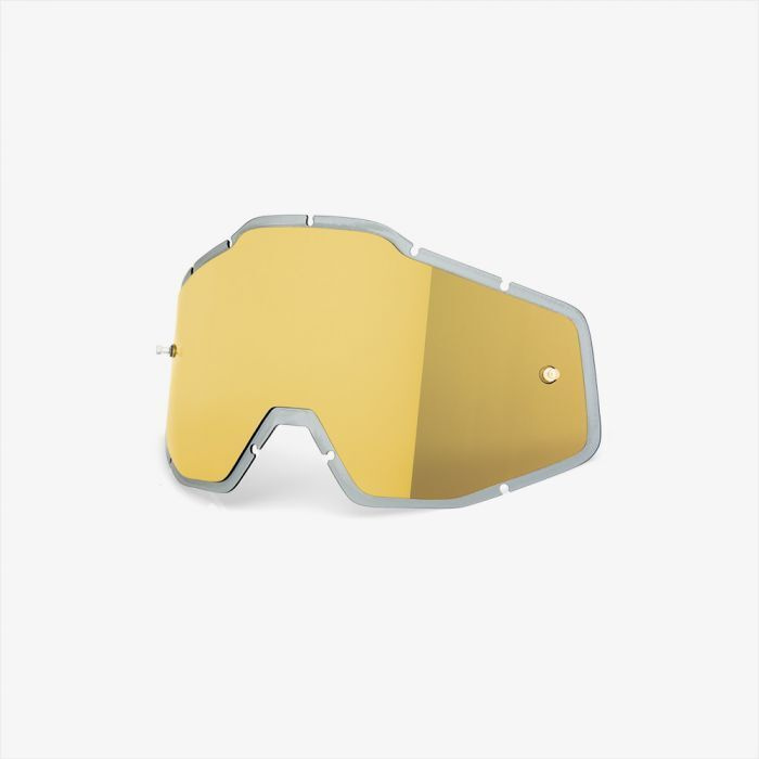 Линза 100% Racecraft/Accuri/Strata Anti-Fog Injected Gold Mirror (51004-009-02) #1