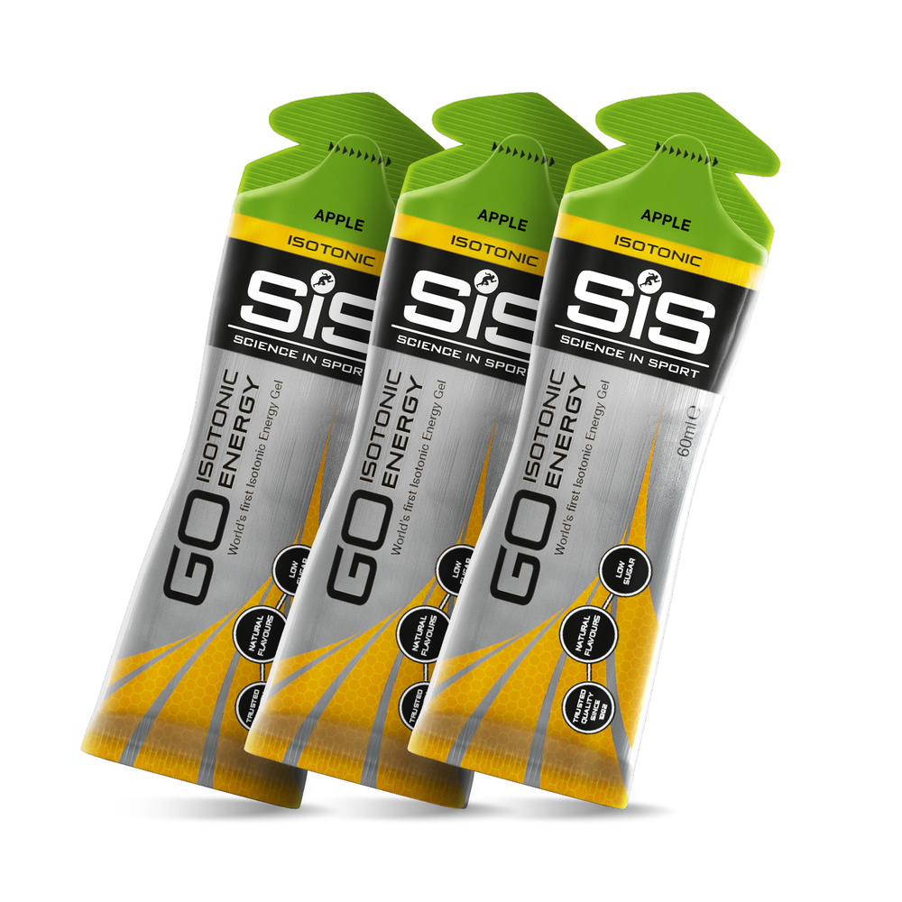 SiS, GO Isotonic Energy Gel, Гель изотонический углеводный, вкус Яблоко, 60мл, 3шт.  #1