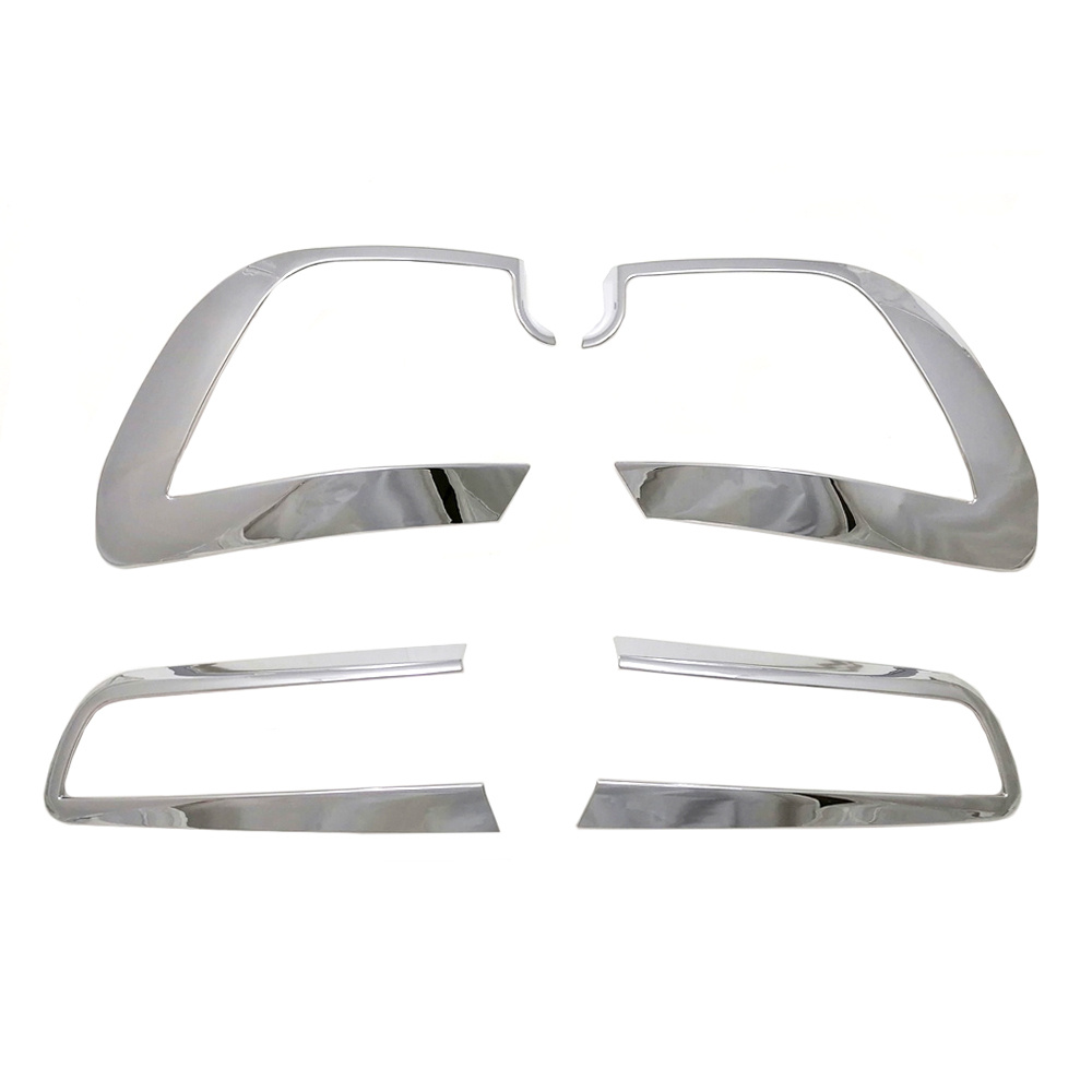 Хромированные накладки на задние фонари Kia Rio 3 2011-2015 хэтчбек / Киа Рио 3 2011-2015  #1