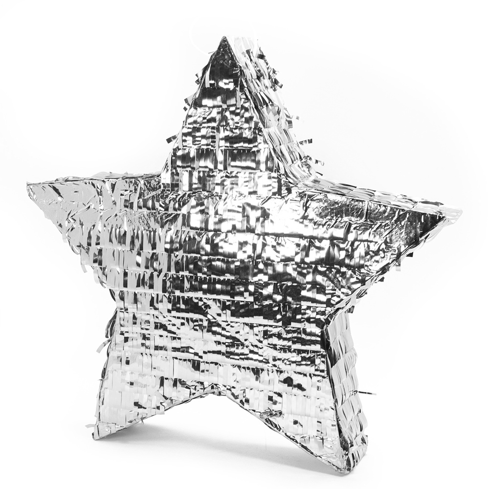 Пиньята Звезда Серебро, металлик, 45*45 см #1