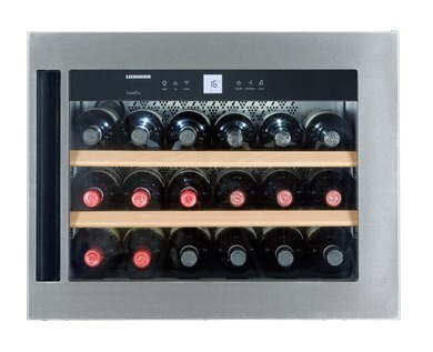 Встраиваемый винный шкаф Liebherr WKEes 553, 35 дБ, 48 л, серебристый, 560 х 550 х 450 мм  #1