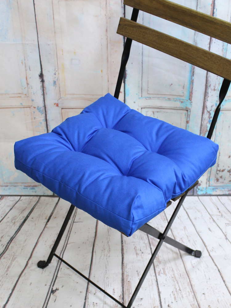 Подушка для сиденья МАТЕХ MONOCHROME 40х40 см. Цвет голубой, арт. 32-854  #1