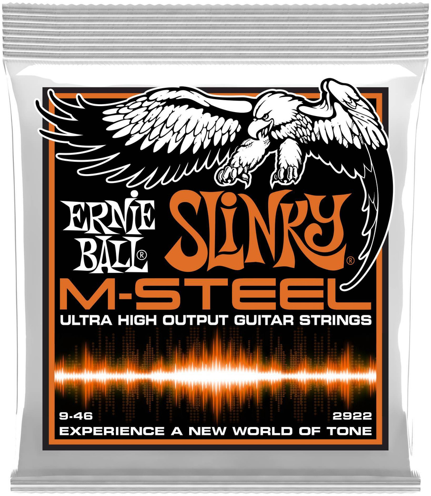 ERNIE BALL 2922 M-Steel Slinky Hybrid 9-46 Струны для электрогитары #1