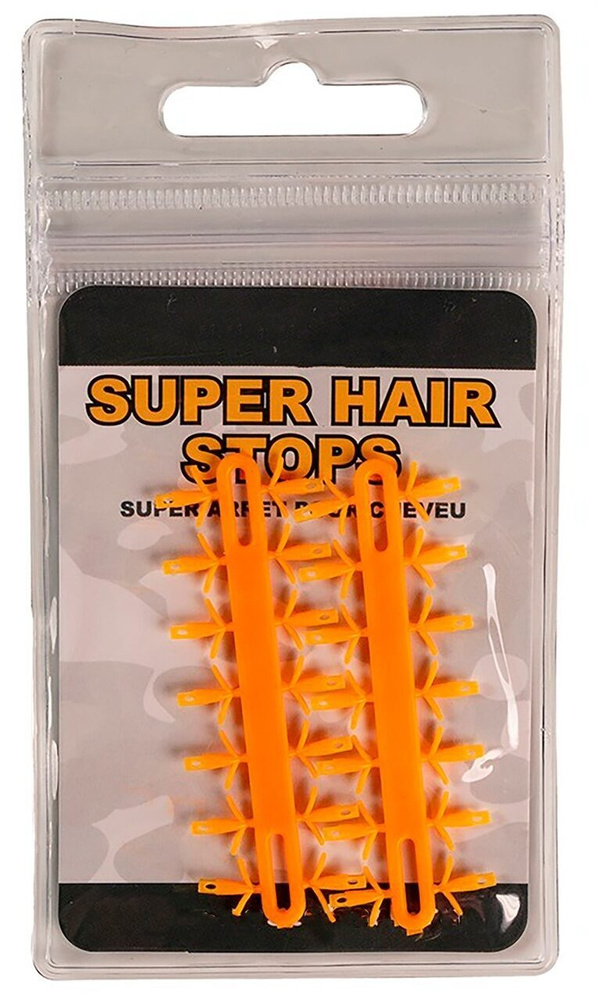 Стопор для бойлов Оранжевые EastShark - Super Hair Stops Orange 2, 2 шт #1