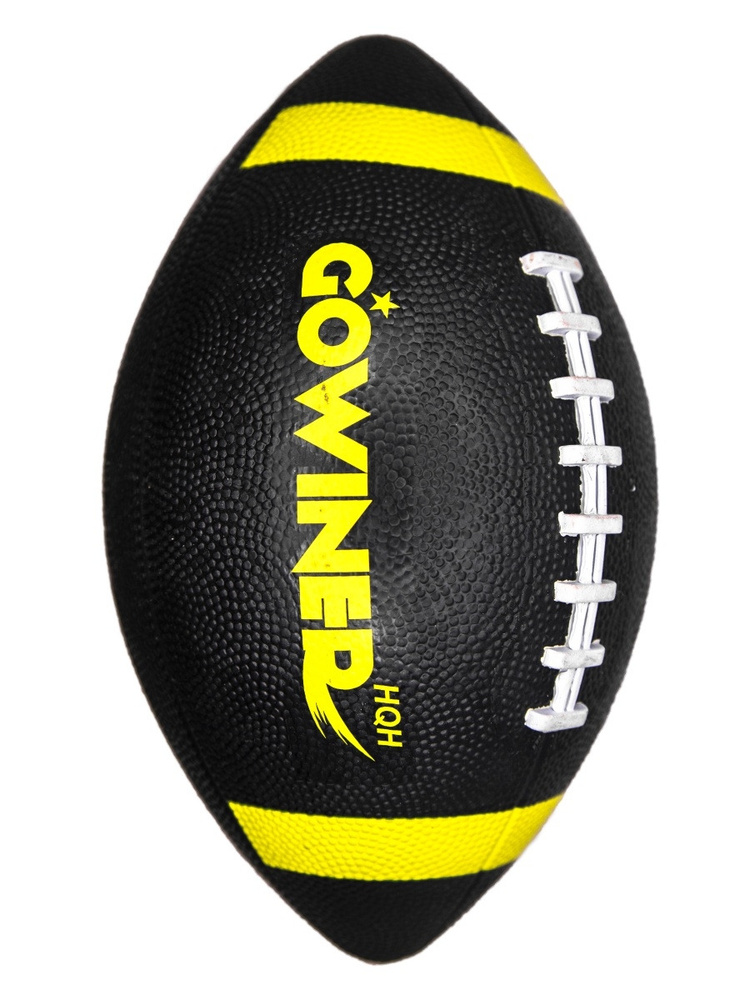 Мяч Ronin для американского футбола, мяч для регби, черно-желтый , размер 7  #1