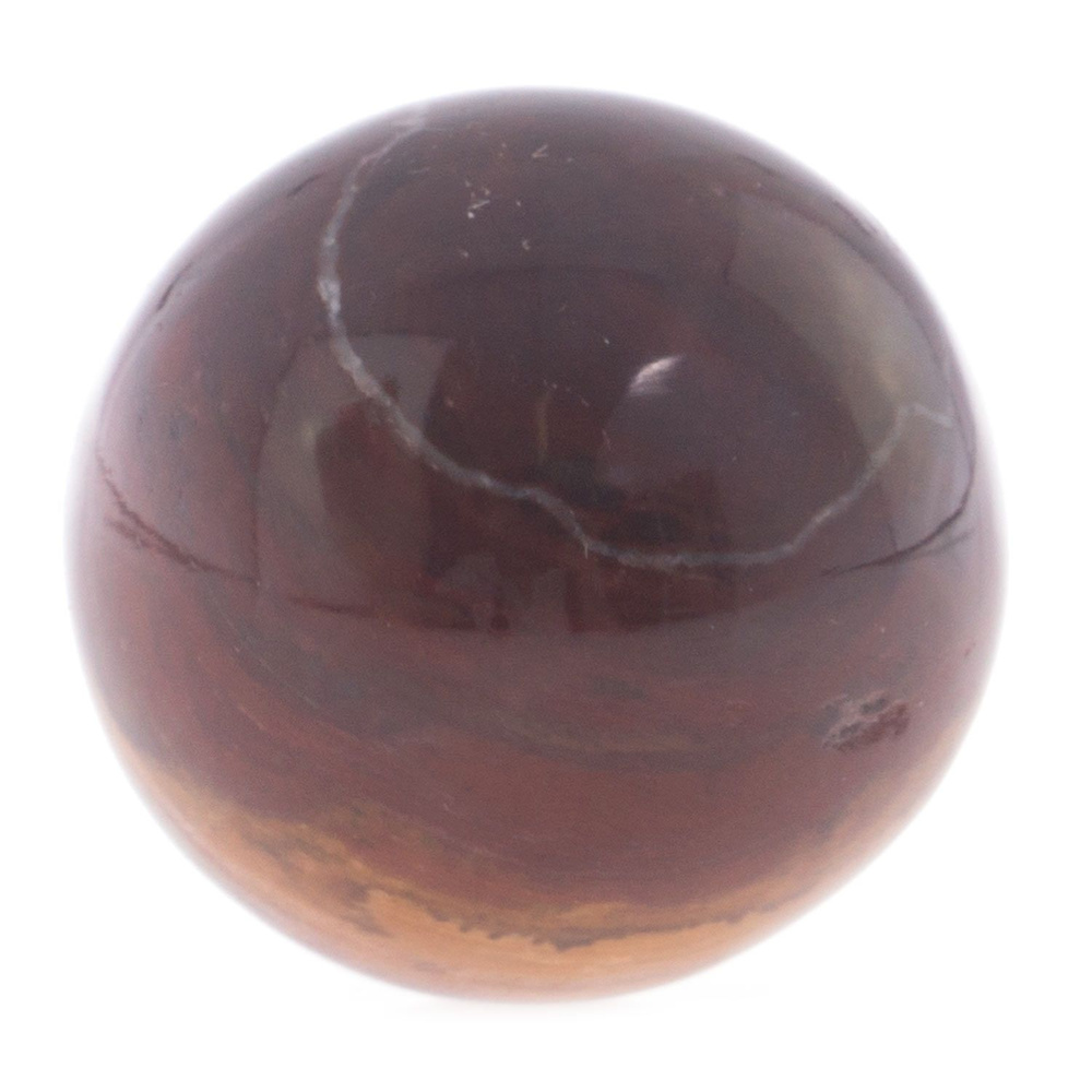 Шар из натурального оникса 3,2 см (1,25) / шар декоративный / шар для медитаций / каменный шарик / сувенир #1