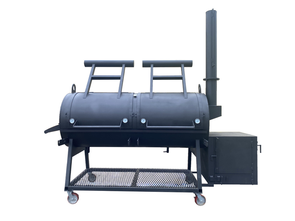 Американский двухсекционный смокер 9мм тол. коптильня smoker купить по ...