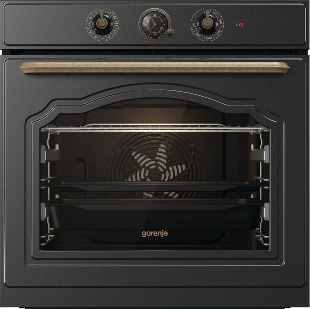 Gorenje  духовой шкаф BO6735CLB, 56.4 см #1