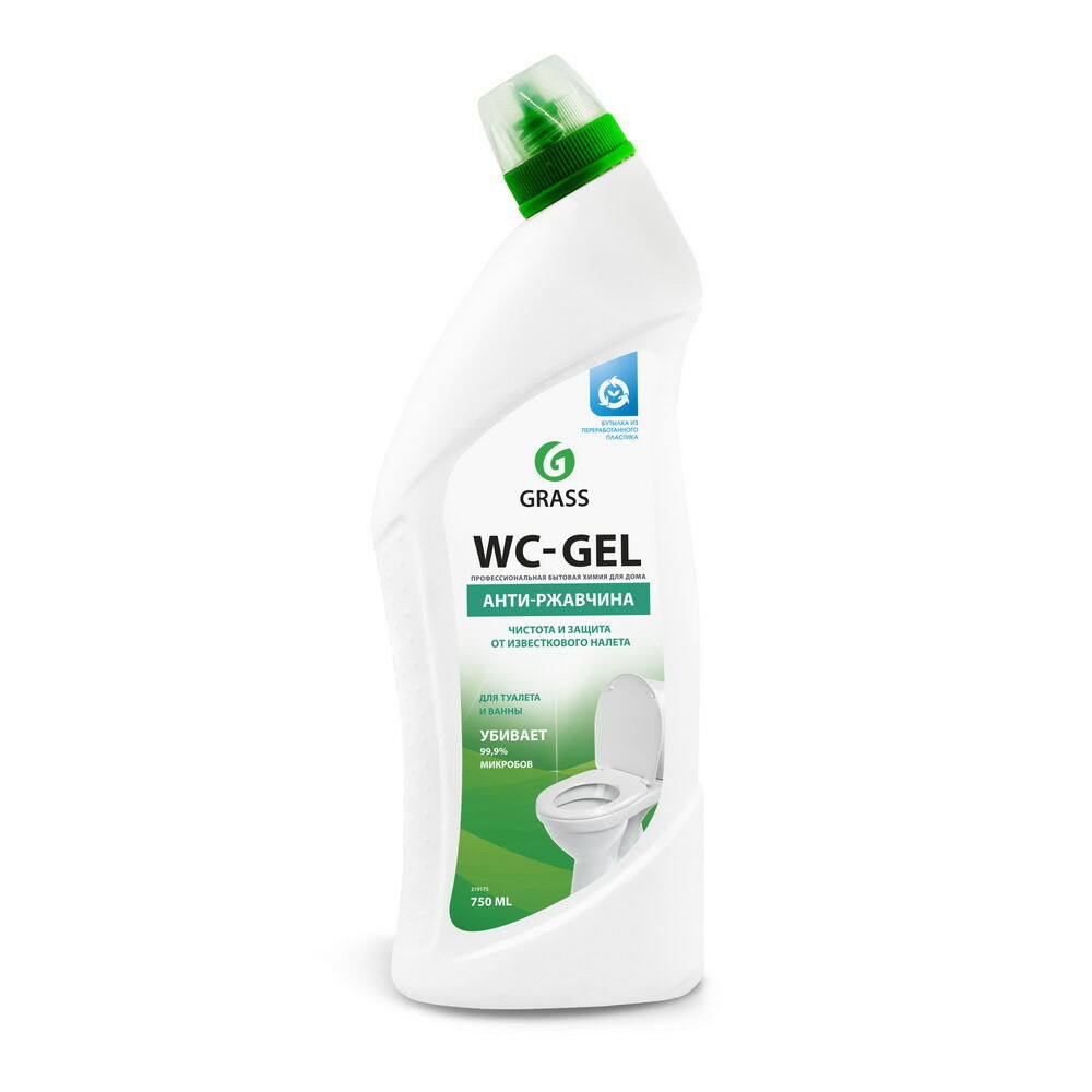 Средство для чистки сантехники GraSS WC- Gel 750 мл #1