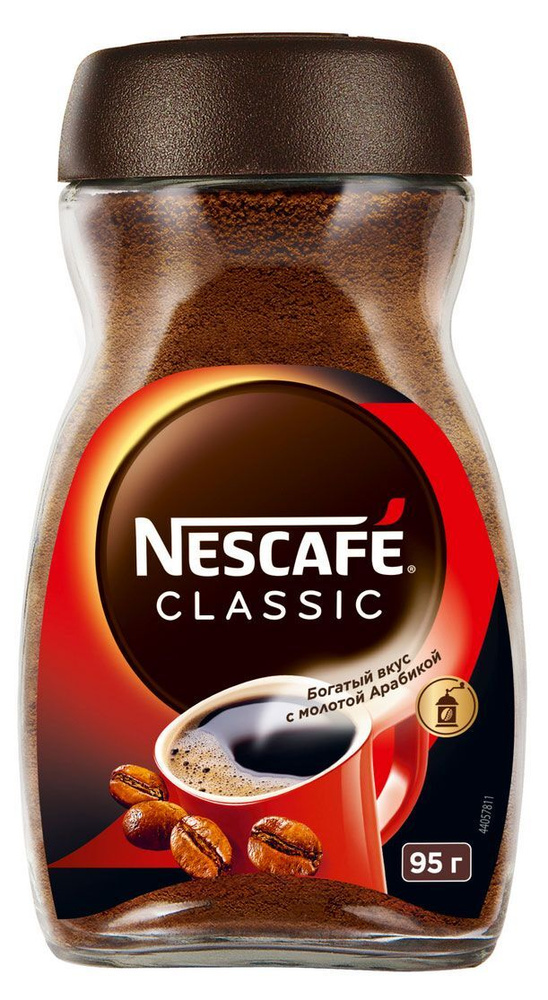 Кофе растворимый Nescafe Classic порошкообразный, 95 г #1