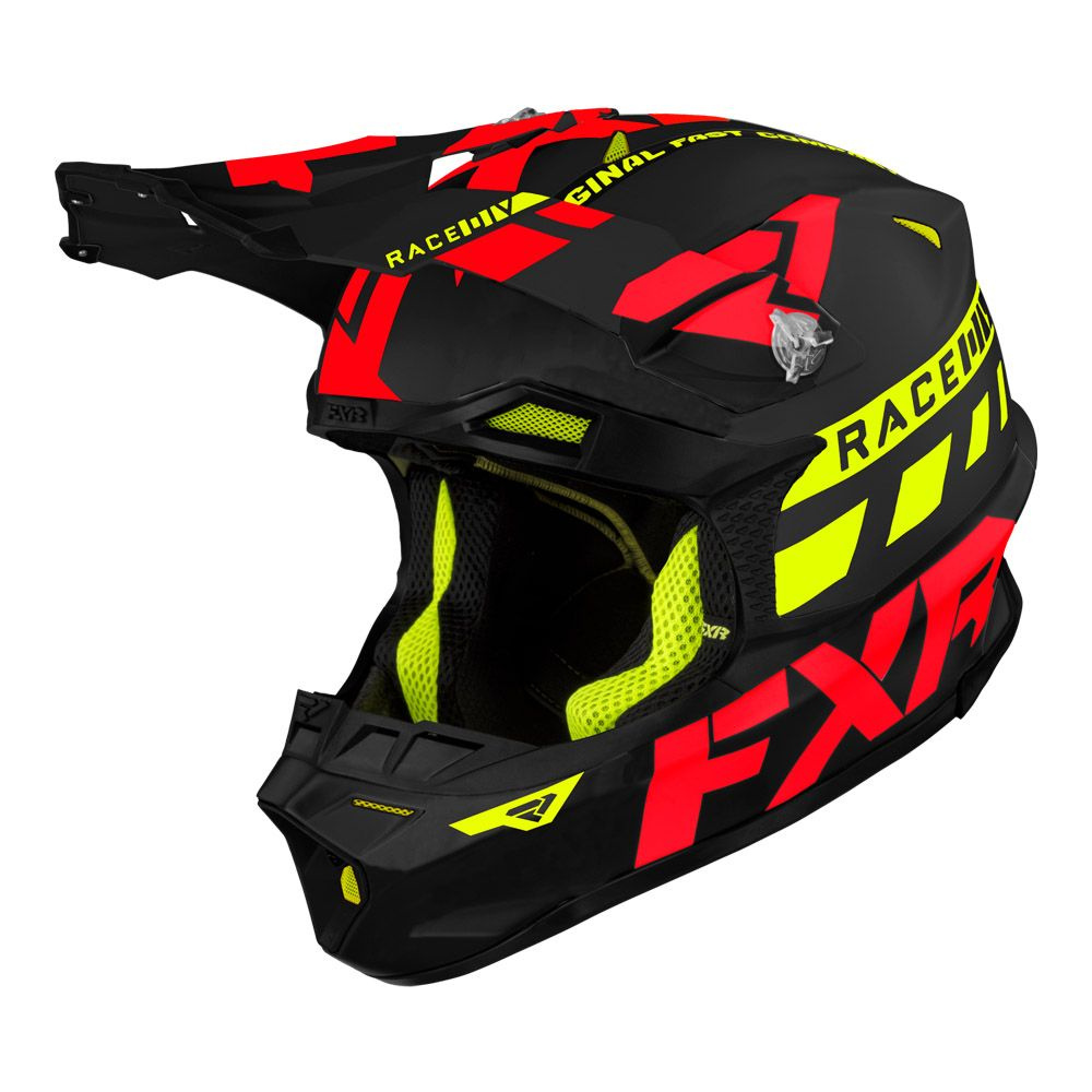 FXR Шлем для снегохода, цвет: черный, оранжевый, размер: XXL  #1