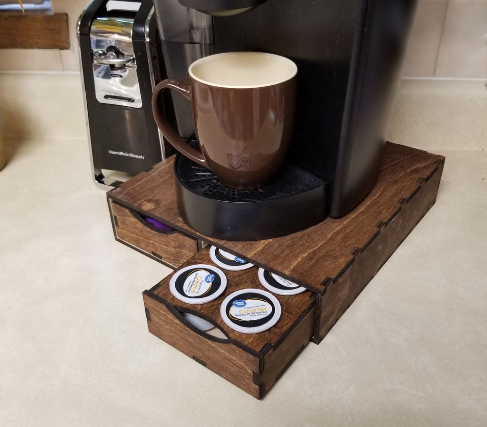 Подставка для кофемашины с ящиком для кофейных капсул #1