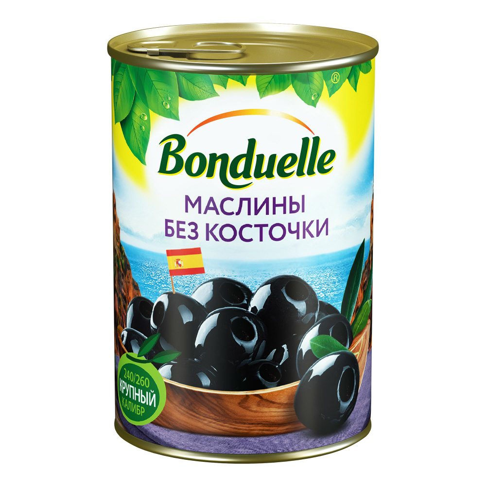 Маслины Bonduelle без косточки 300 г #1