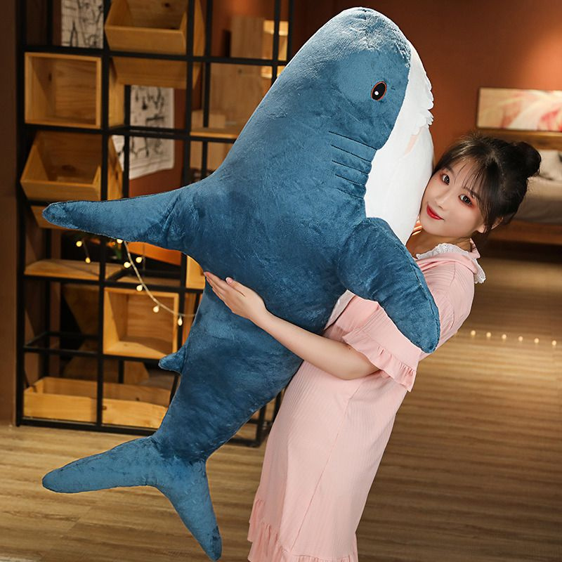 Мягкая игрушка Акула синяя 140 см #1