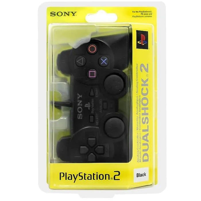 Геймпад / джойстик проводной для Sony Playstation 2 PS2 dualshock 2 черный oem  #1