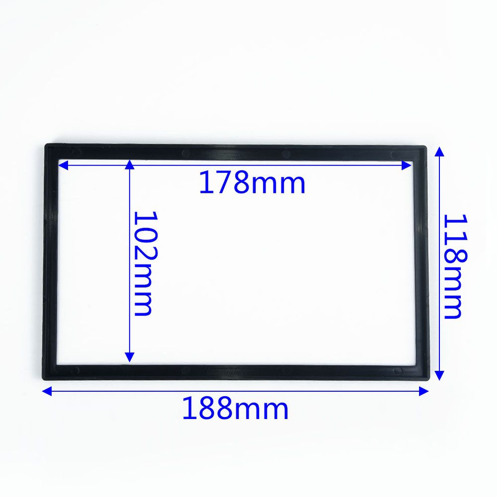 Переходная рамка 2 Din декоративная на автомагнитолу 178x102 7 дюймов для магнитолы автомобиля 2 дин #1
