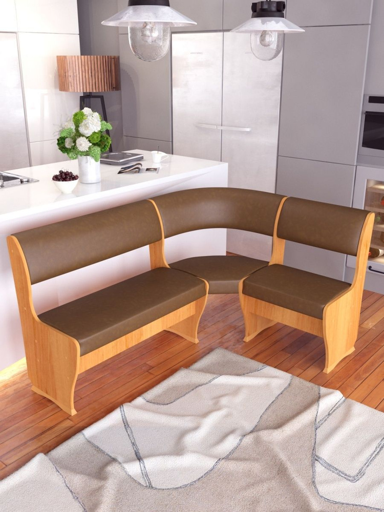 Мягкий уголок СУ1 угловой диван на кухню в гостиную #1