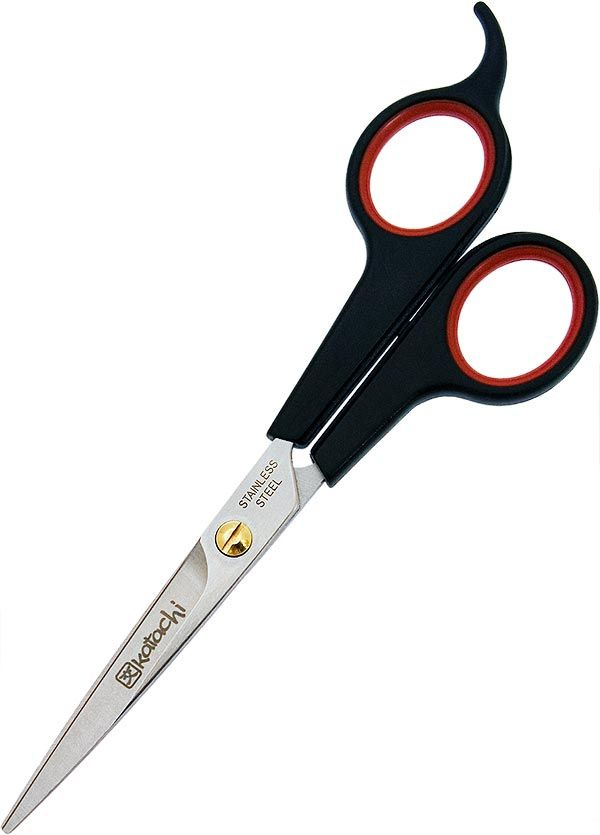 Ножницы для стрижки Katachi Basic Cut 6,0 с пластиковыми ручками, лезвия из нержавеющей стали K0460  #1