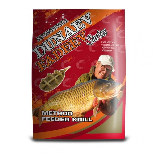 Прикормка "DUNAEV-FADEEV" 1кг Method Feeder Krill (Криль) #1