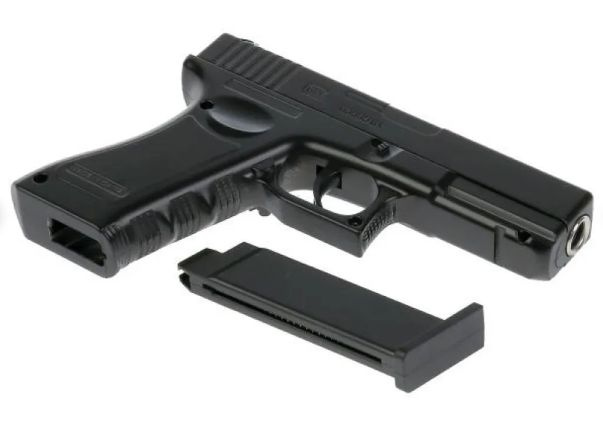 Реалистичный пистолет металлический ТМ Winner Глок 43 / Пневматическое игрушечное орудие Glock-43  #1