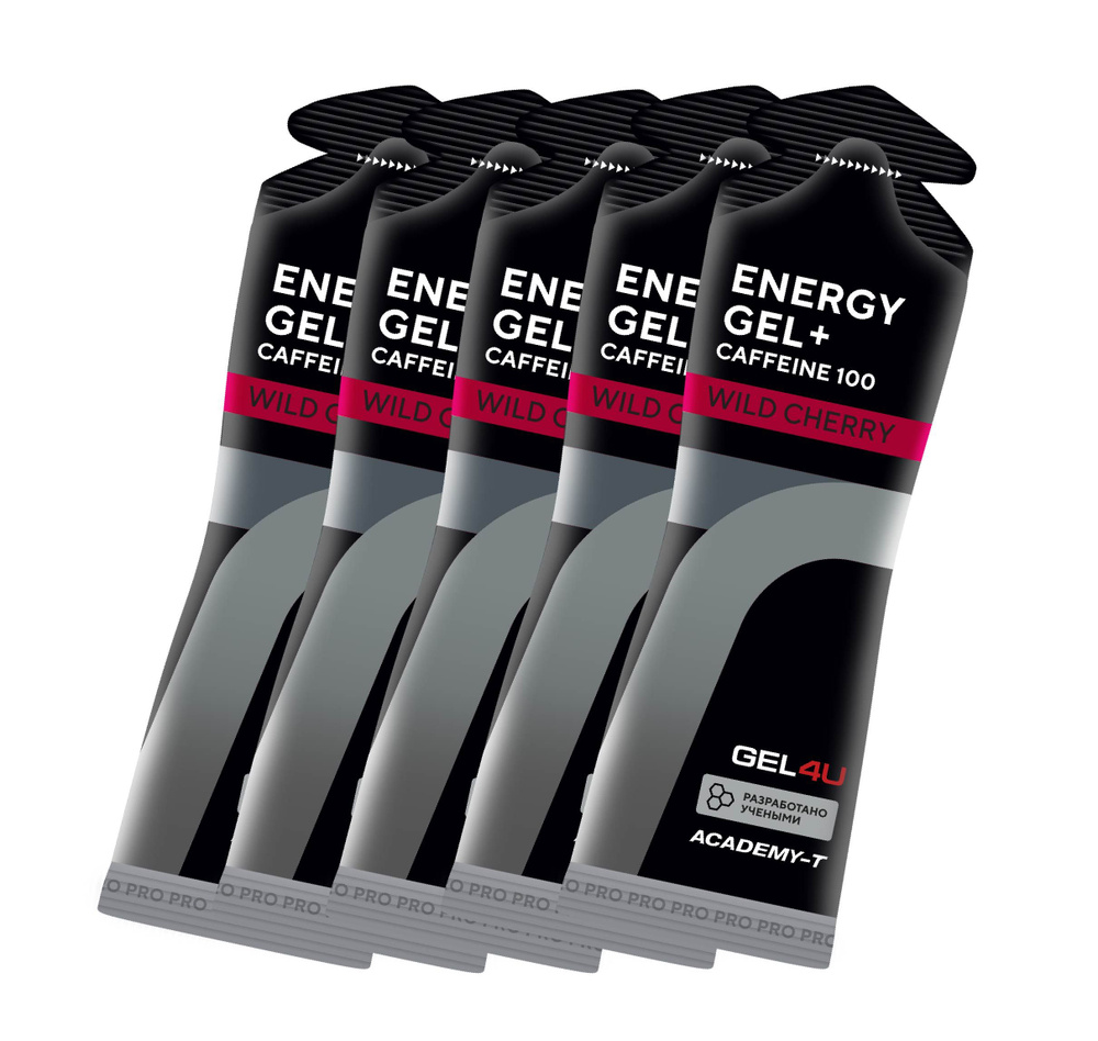 Гель питьевой GEL4U Energy Gel MIX5 5 x 60 г, Вишня #1